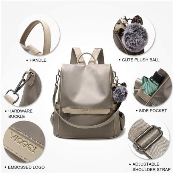Backpack Purse for Women Anti theft Bookbag Purse Lightweight Shoulder Bag main image 5
